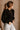 Andrea Black Zip-Up Top- frontal side view