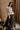 Clara Ivory & Black Stripe Button-Up Vest- full body view