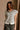 Clara Ivory & Black Stripe Button-Up Vest- top view
