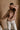 Ember Brown & Cream Knit Sweater- front top view