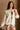 Leah Ivory Front Ties Cardigan - close up front view