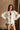 Rosalie Ivory Front Ties Knit Cardigan- top view