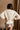 Rosalie Ivory Front Ties Knit Cardigan- back view