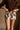 Freya Brown & Cream Cow Mini Skort- front top view