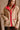 Margot Mocha Shearling & Red Jacket- front top view