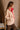 Margot Mocha Shearling & Red Jacket- side view