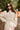 Willow Beige & Navy Waist Tie Trench Coat - close up front view