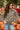 Nora Taupe & Green Shearling Plaid Jacket- front view