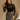 Juliet Mesh Long Sleeve Top - Black - Front view