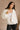 Selah Zip-Up Long Sleeve Knit Sweater- ivory- top view