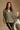 Selah Zip-Up Long Sleeve Knit Sweater- olive- front view