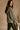 Selah Zip-Up Long Sleeve Knit Sweater- olive- back side view