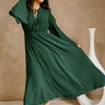 Camilla Hunter Green Maxi Dress- front view