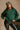 Haley Washed Green Cozy Pullover- top view