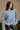 Samantha Washed Blue Pullover- frontal side view