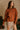 Aspen Brown Ribbed Knit Sweater- front view
