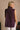 Elena Dark Plum Sweater Vest- back view