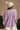 Carter Washed Lavender Side Slit Tee- back view