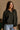 Hannah Washed Black Collar Pullover- frontal side view