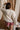 Freya Green & Cream Christmas Tree Stitch Sweater- top back view