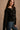 Delaney Black & Gold Button-Up Pocket Cardigan - frontal side view