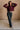 Ashton Purple Knit Cropped Sweater - full body front view