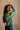 Leila Emerald Green Knit Sweater -  side view