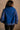 Stevie Washed Blue Quarter Zip Pullover - back 