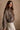 Stevie Washed Brown Quarter Zip Pullover - side view