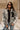 Avery Cream & Black Sherpa Paisley Jacket- top view