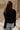 Brynlee Black Ribbed & Lace Cardigan- top back view