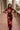 Selena Rust Multi Mesh Maxi Dress- top view