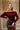 Amari Burgundy Ruched Off-The-Shoulder Top- top view