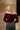 Amari Burgundy Ruched Off-The-Shoulder Top- back view
