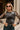 Kaleah Black & Grey Mesh Top - close front