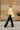 Kellie Yellow Button Up Cardigan - full body side view