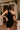 Ashton Black Asymmetric Mini Dress - back 