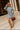 Channing Denim Long Sleeve Mini Dress - full front view