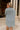 Channing Denim Long Sleeve Mini Dress - back