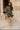 Aster Olive Green Mock Neck Sweater Dress - full body view with belt