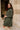 Aster Olive Green Mock Neck Sweater Dress -side view