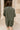 Aster Olive Green Mock Neck Sweater Dress -back view