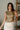 Everly Gold Round Neckline Tank- top front view