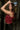 Lucia Deep Red Shimmer Smocked Tank- top side view