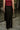 Lydia Black Satin Midi Skirt- back view