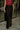 Lydia Black Satin Midi Skirt- front view