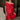 Amara Red Bow Flare Mini Dress- full body view