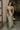 Sienna Olive Green Satin Maxi Dress- full front view
