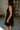 Lilah Black Satin Mini Dress- side view