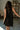Lilah Black Satin Mini Dress- top back view
